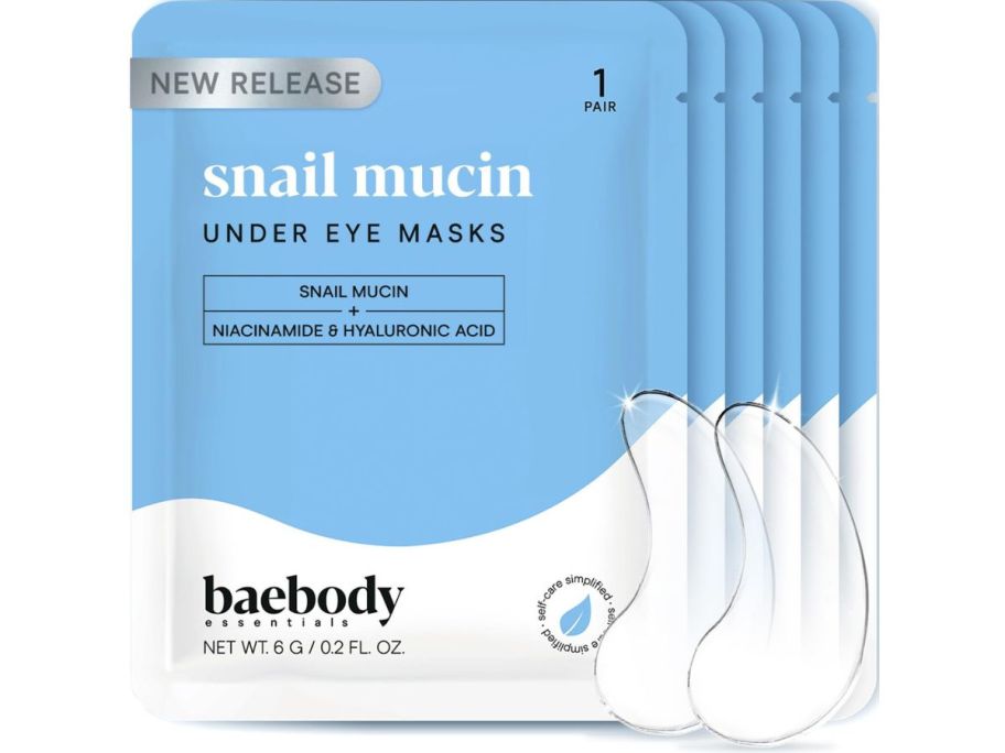 Baebody Advanced Snail Mucin Under Eye Mask 6-pack stock image