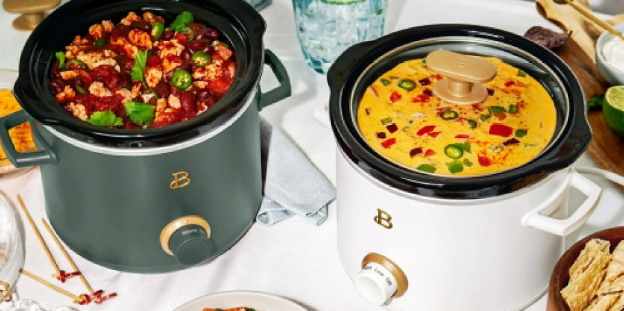 Beautiful by Drew Barrymore Mini Slow Cooker 2-Pack Only $15 on Walmart.com