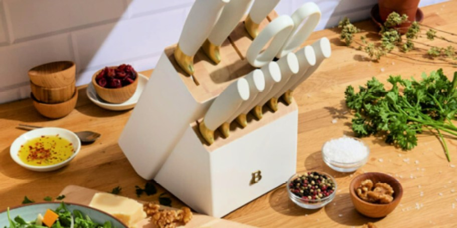 Beautiful by Drew Barrymore 14-Piece Knife Set Just $38.88 Shipped on Walmart.com