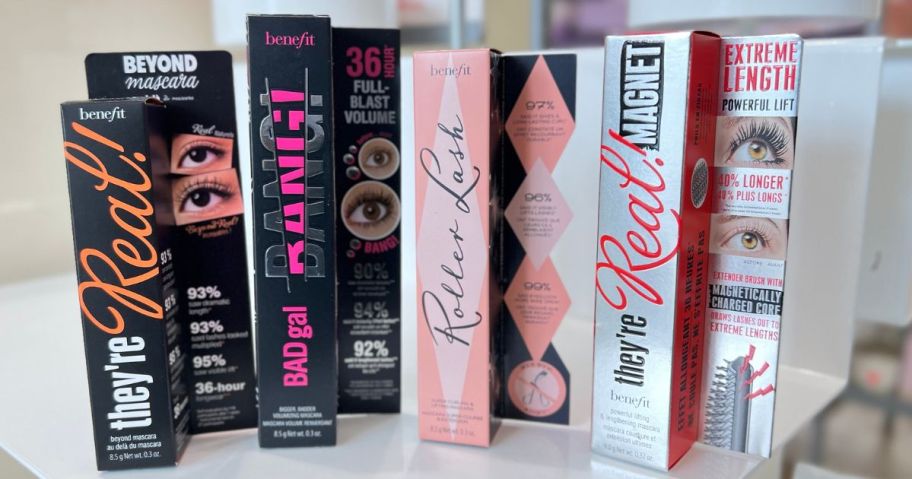 Boxes of Benefit Mascara