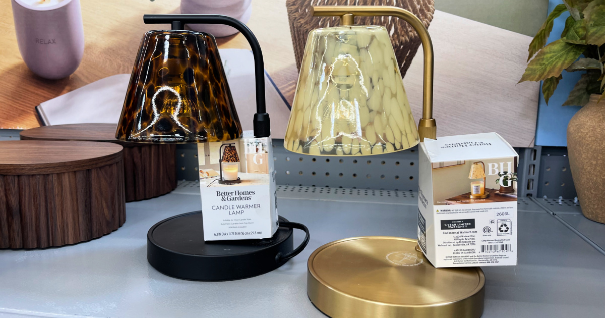 Tortoise themed wax warmers on display inside Walmart store