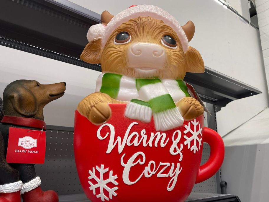 cow blow mold displayed 