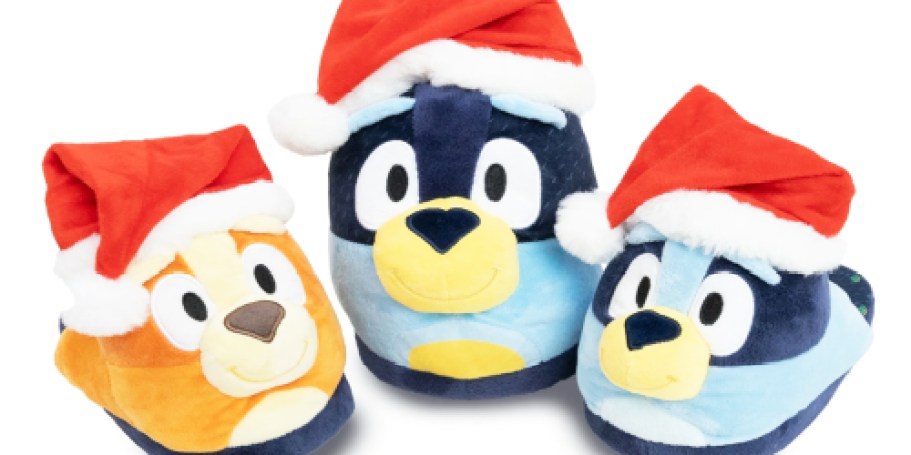 Up to 70% Off Character Shoes on Walmart.com | Bluey Christmas Slippers Just $5.98