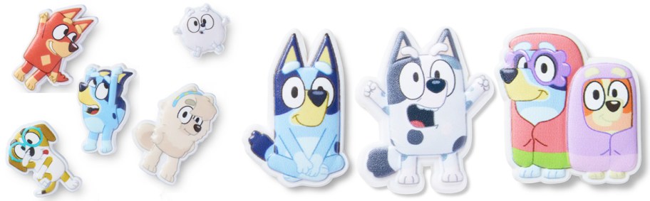 multiple Bluey Jibbitz in a row