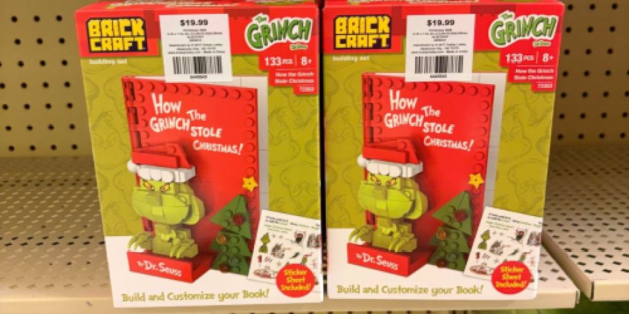 We Spotted New Grinch Building Bricks at Hobby Lobby!