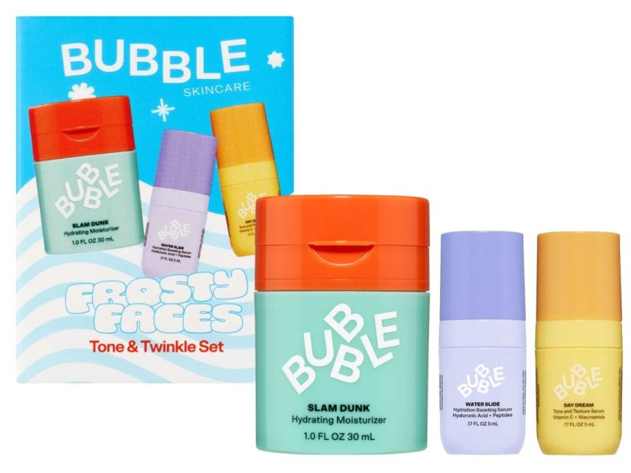 Bubble Frosty Faces Holiday Gift Set stock image