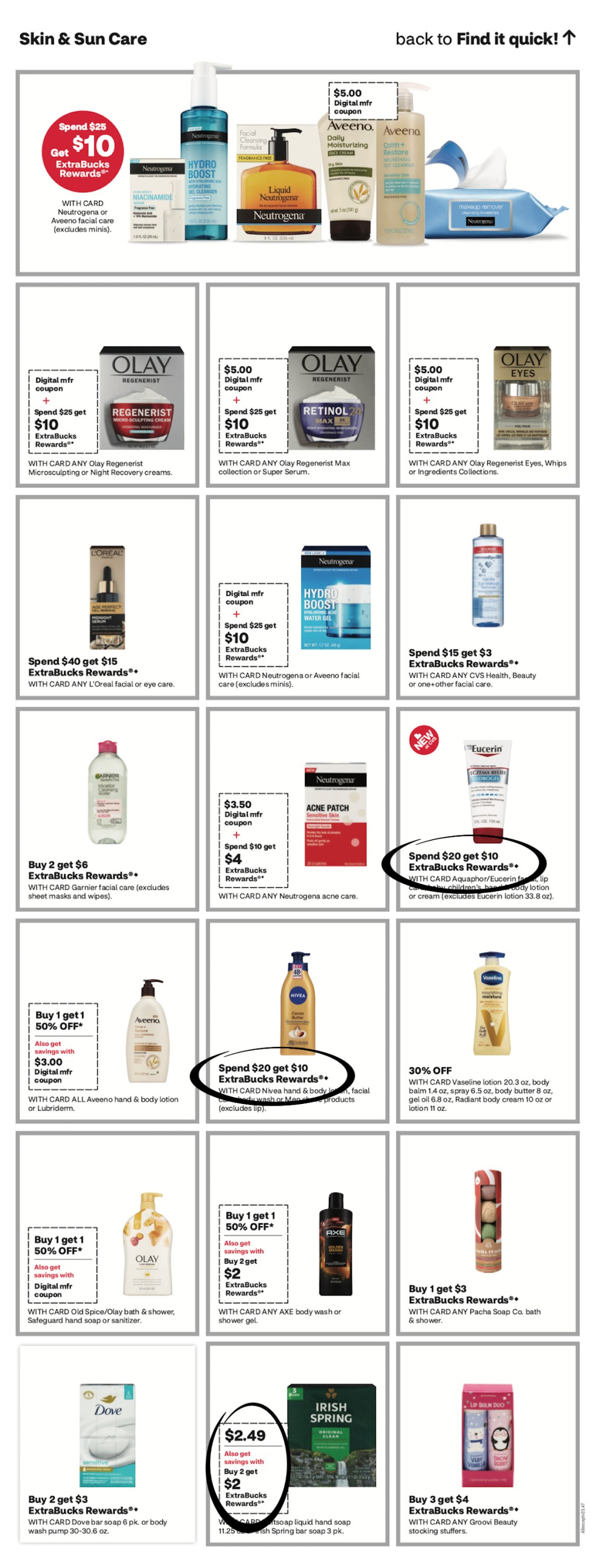 page from CVS ad