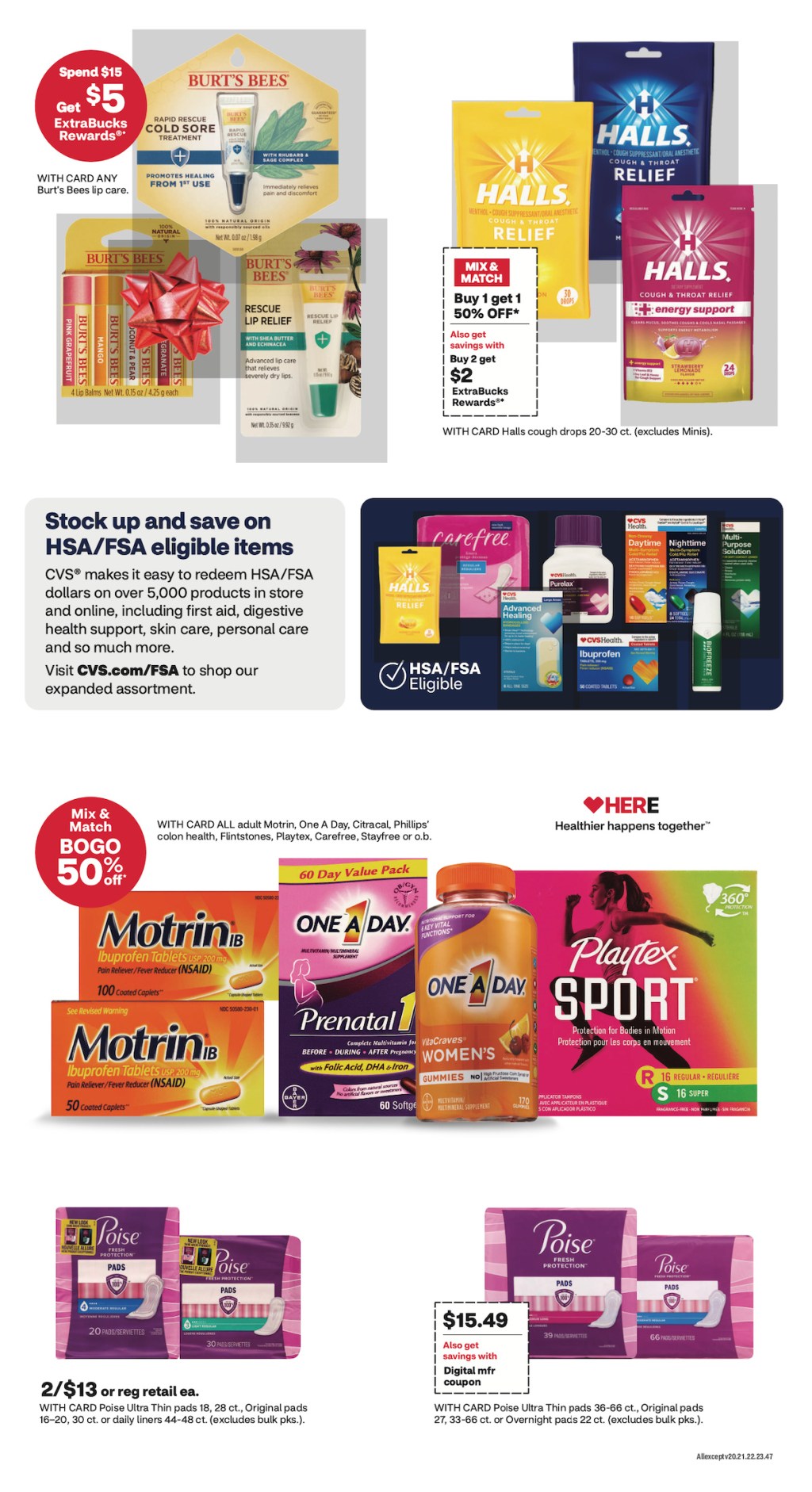 page from CVS ad