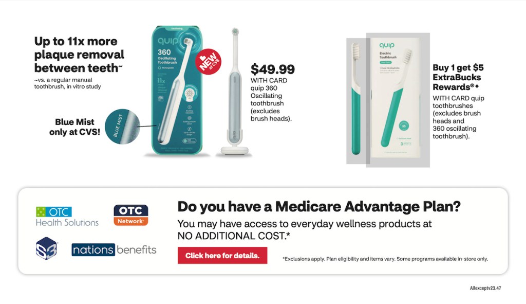 page from CVS ad