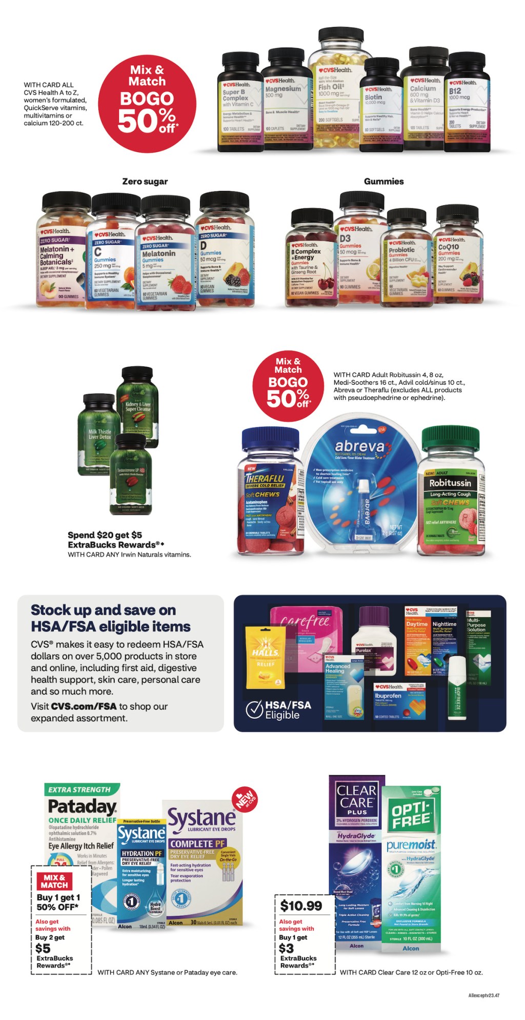 page from CVS ad