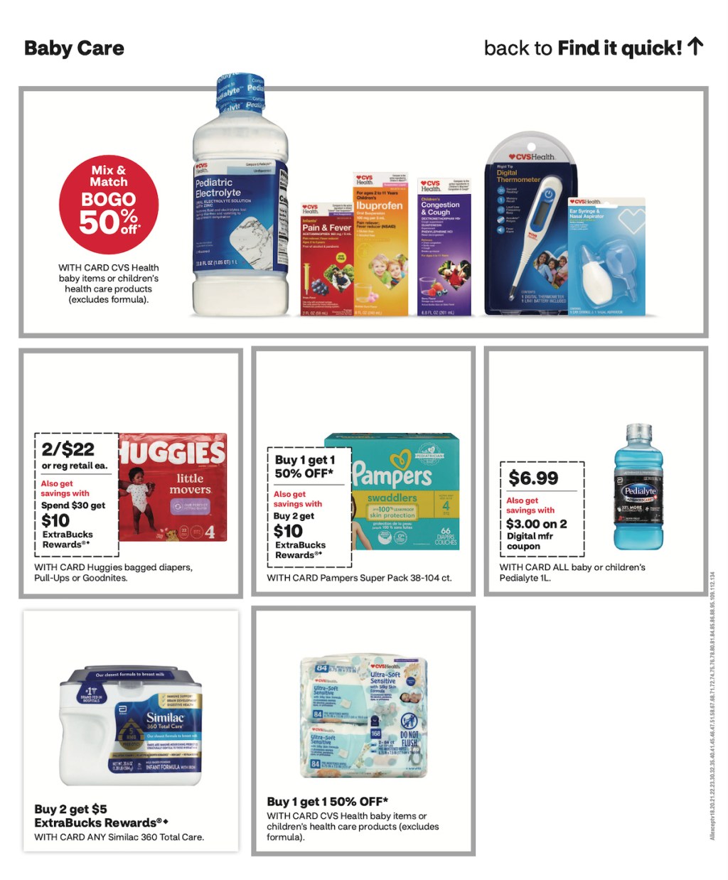 page from CVS ad