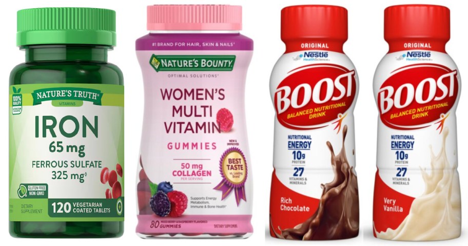 vitamins and nutritional drinks