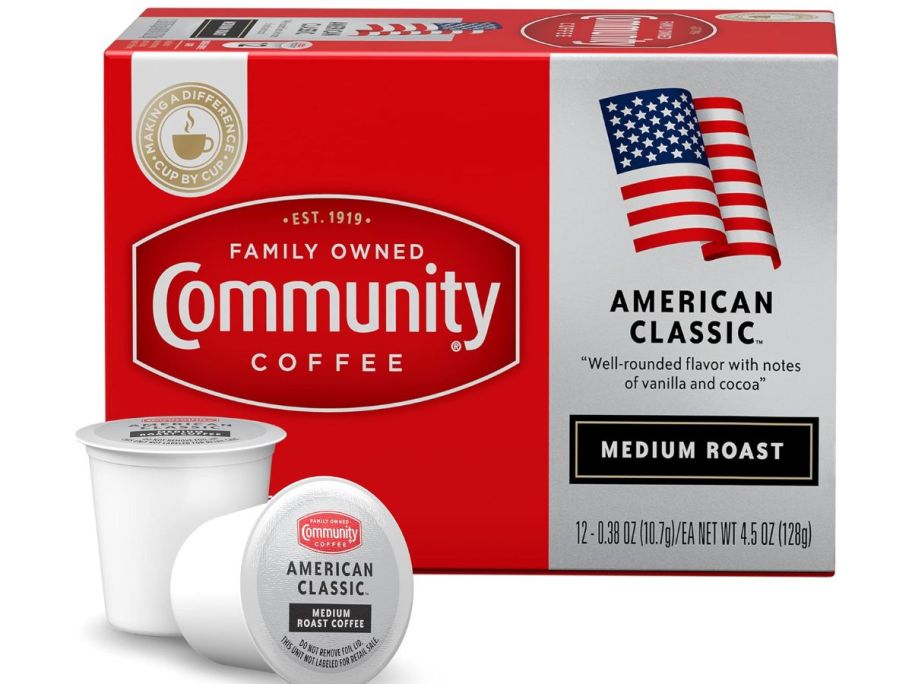 Community Coffee American Classic 12-Count Coffee Pods