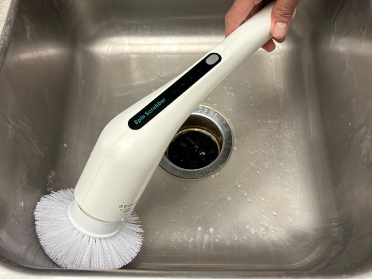 Cordless Electric Spin Scrubber w/ 6 Brush Heads Only $19.79 Shipped on Amazon