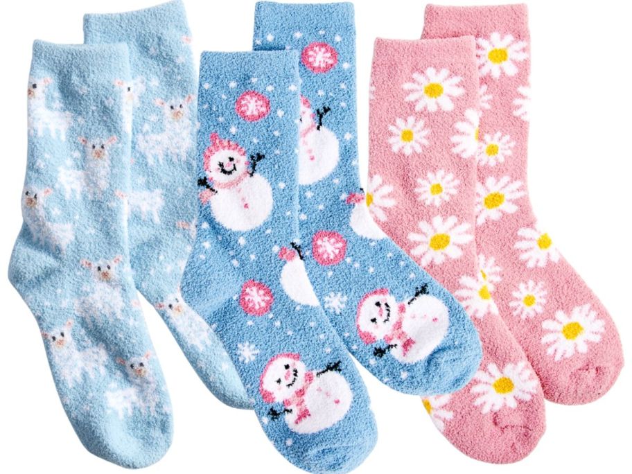 3 pairs of Cozy socks