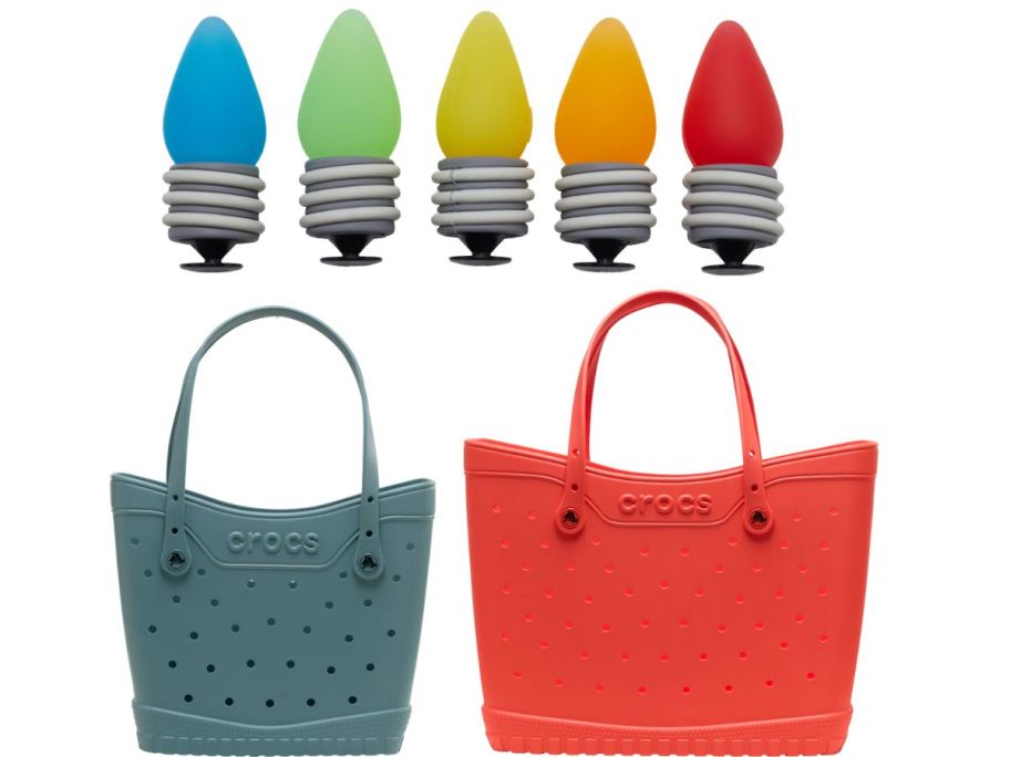 Crocs Lights Jibbitz and Bags