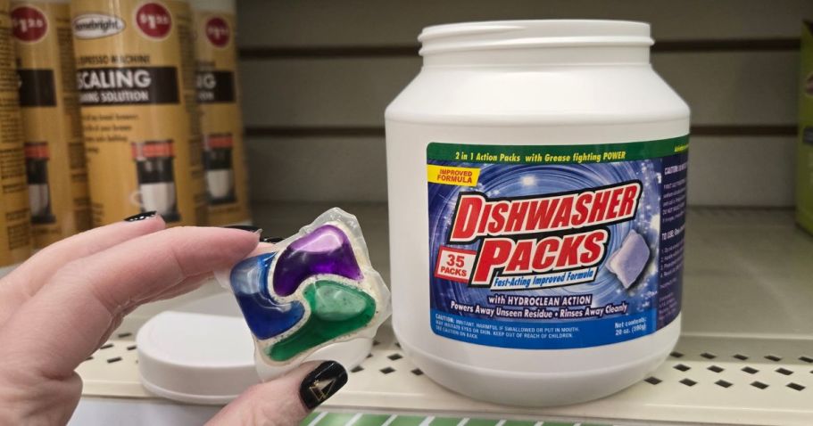 Are These Dollar Tree Dishwasher Packs Actually Cascade?!