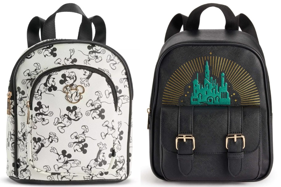 disney mickey mouse and wicked mini backpacks