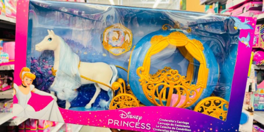 Up to 50% Off Disney Princess Toys on Walmart.com | Cinderella Horse & Carriage Just $25!