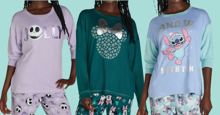 Disney Women’s Pajama Sets w/ Socks Only $16.74 on Walmart.com