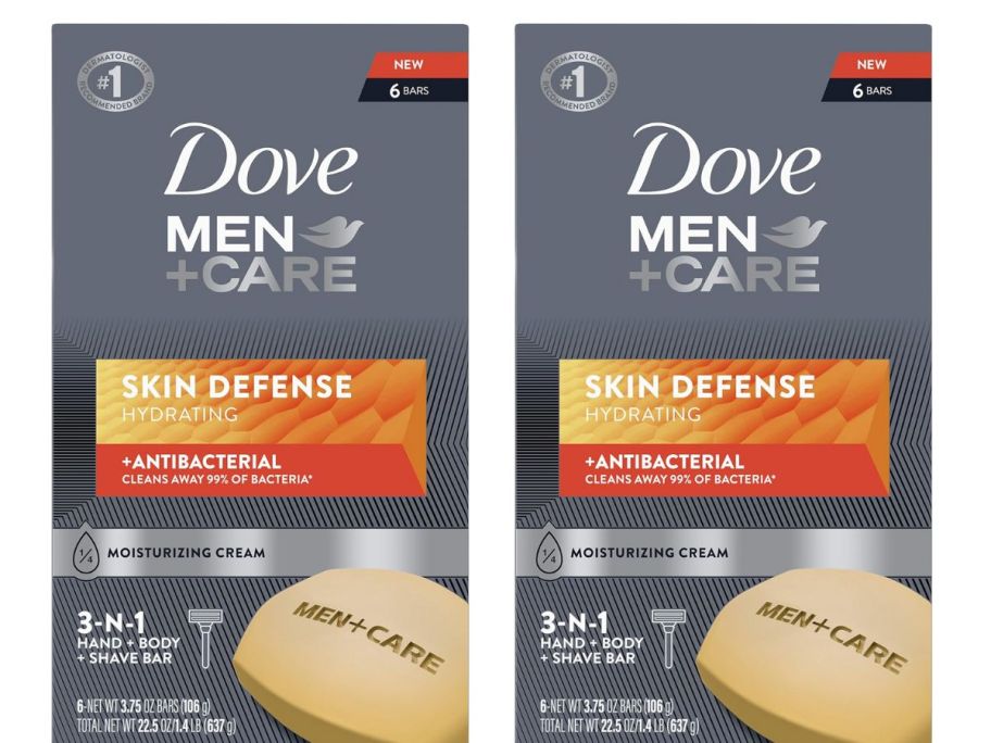 Dove Men + Care Skin Defense Antibacterial Bar