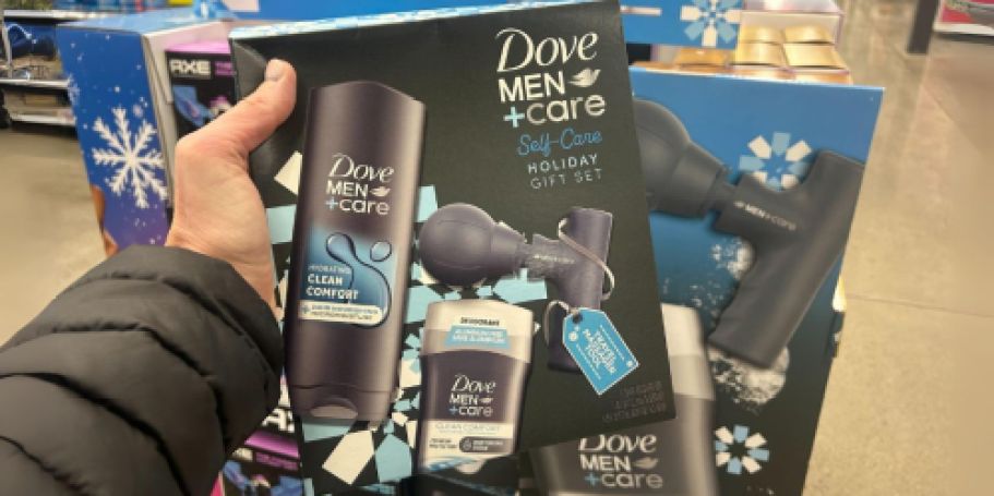 WOW! This Dove Men’s Gift Set Includes a Travel Massager Tool & It’s Only $15 at Walmart