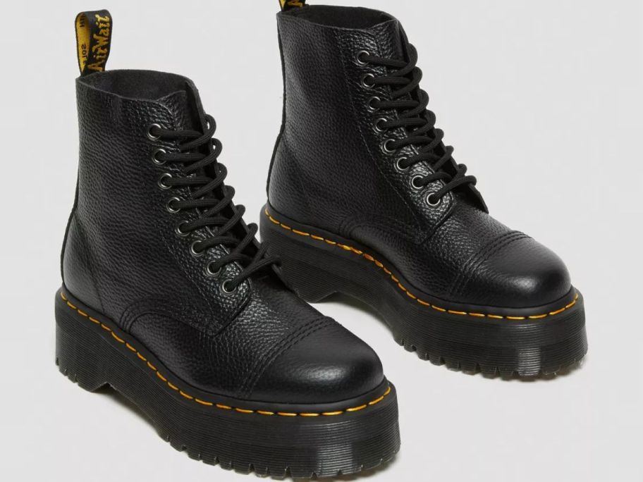 A pair of Dr. Martens boots