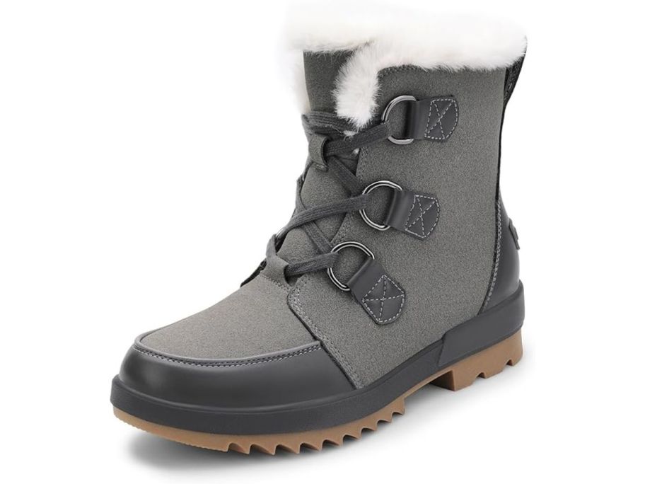 Dream Pairs Women's Snow Boot stock image