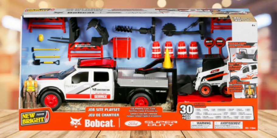 Ford Truck & Bobcat Vehicle 30-Piece Playset Only $15 on Walmart.com