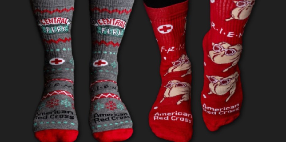 Score TWO Free Pairs of “Friends” Socks When You Donate Blood to the American Red Cross