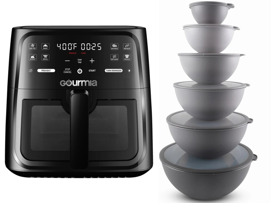 Gourmia Airfryer, Mixing Bowls