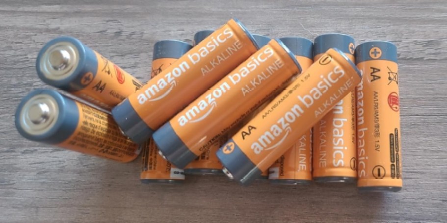 Amazon Basics AA Batteries 100-Count Only $17 Shipped + More