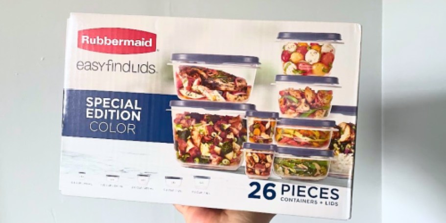 *HOT* Rubbermaid Easy Find Lids 26-Piece Set Just $8 on Walmart.com (Reg. $20)