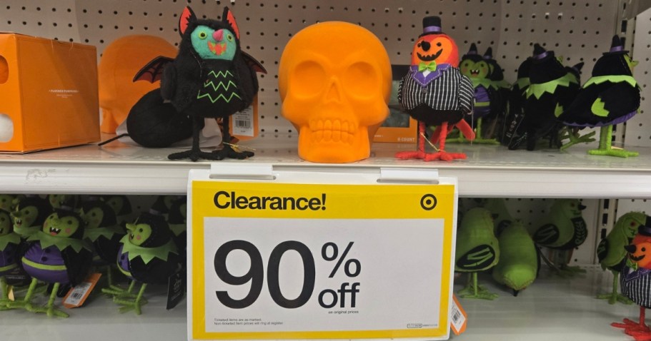 RUN! 90% Off Target Halloween Clearance | Score 50¢ Decor & MUCH More!