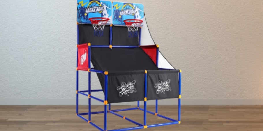 Basketball Arcade Only $36.99 Shipped on Walmart.com (Reg. $160) | Includes 6 Balls & Pump