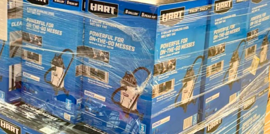 Hart Wet/Dry Vacuum w/ Car Cleaning Kit Only $39.97 Shipped on Walmart.com (Reg. $85)