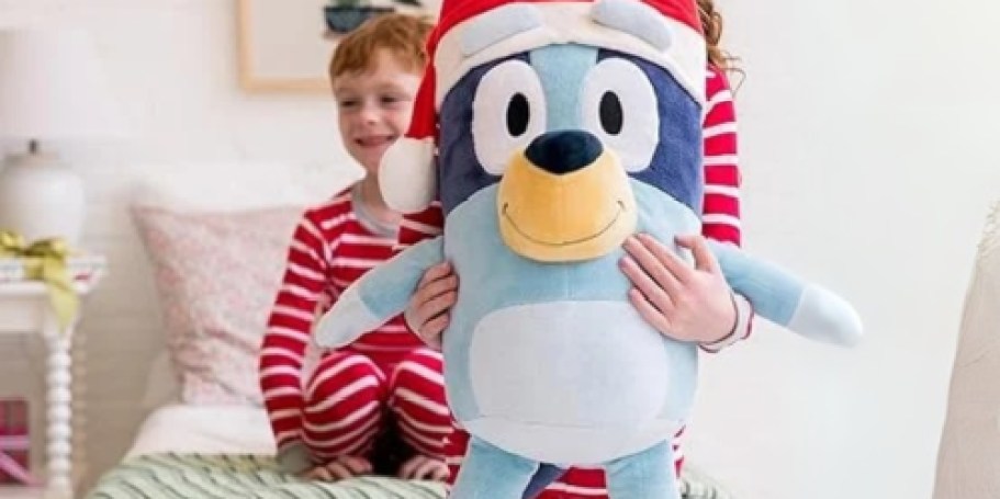 HUGE Holiday Bluey Plush Just $25 on Walmart.com (May Sell Out!)