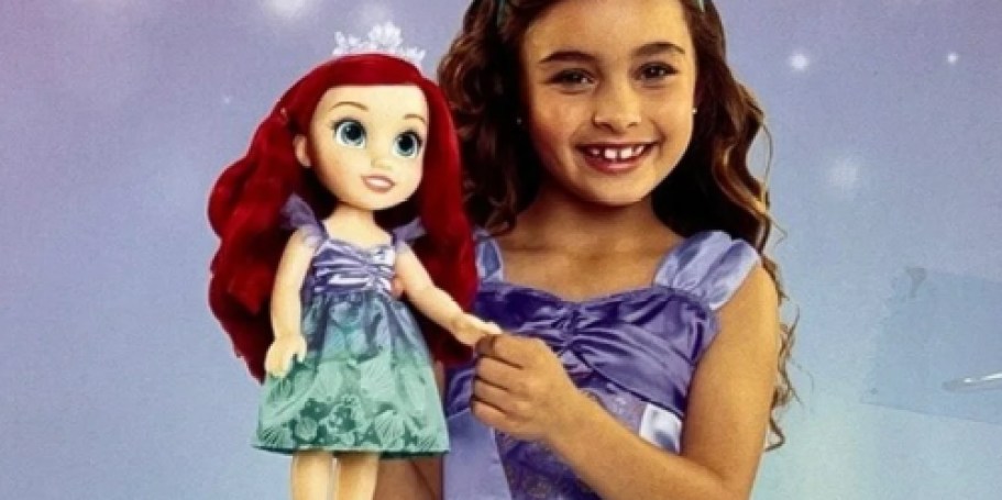 Disney Princess Dolls w/ Toddler Dress-Up Outfit $20 on Walmart.com (Reg. $40)