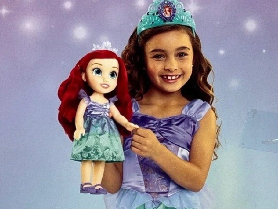 Disney Princess Dolls w/ Toddler Dress-Up Outfit Only $20 on Walmart.com (Reg. $40)