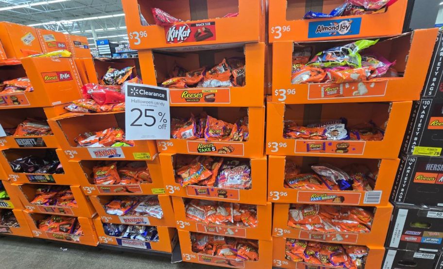 Halloween candy on display