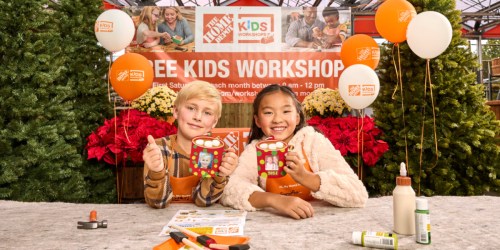 FREE Home Depot Kids Workshop on November 30th – Register to Make a Cocoa Ornament!