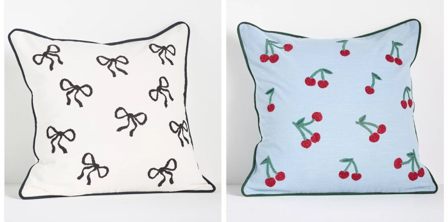 Icon Cotton Embroidered Pillow