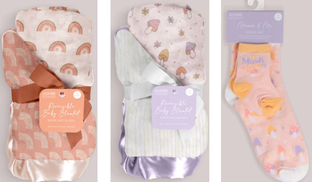 Jujube Blankets and Sock SET
