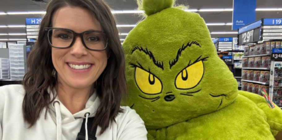 HUGE Grinch Jumbo Plush Only $30 on Walmart.com (Reg. $60) | May Sell Out!