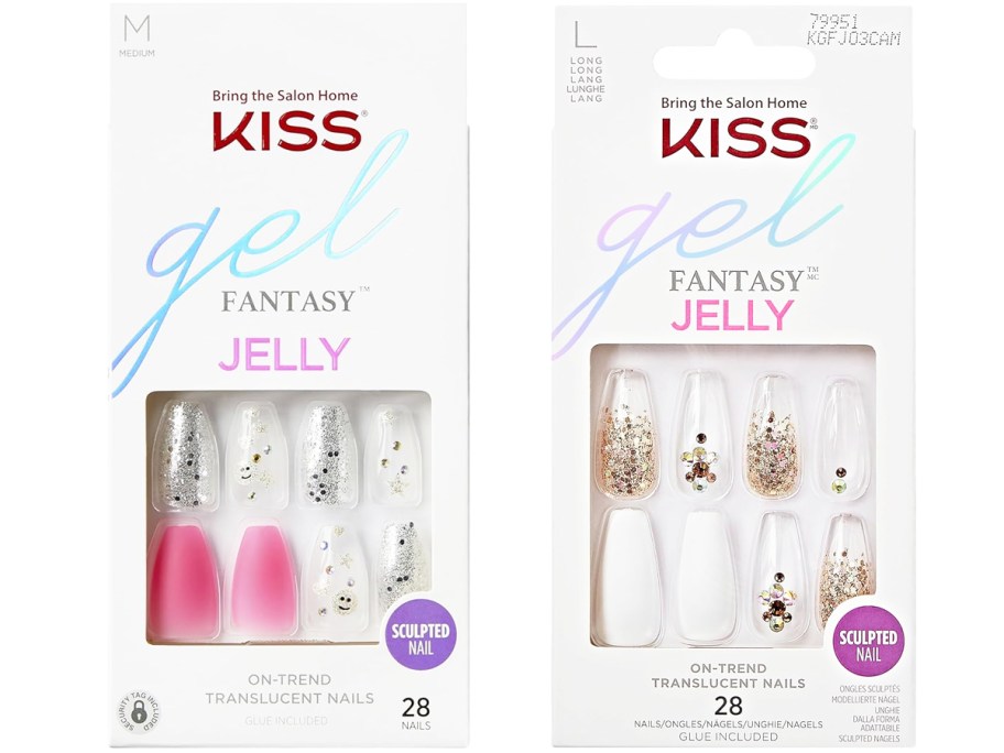 two boxes of KISS Press-On Nails