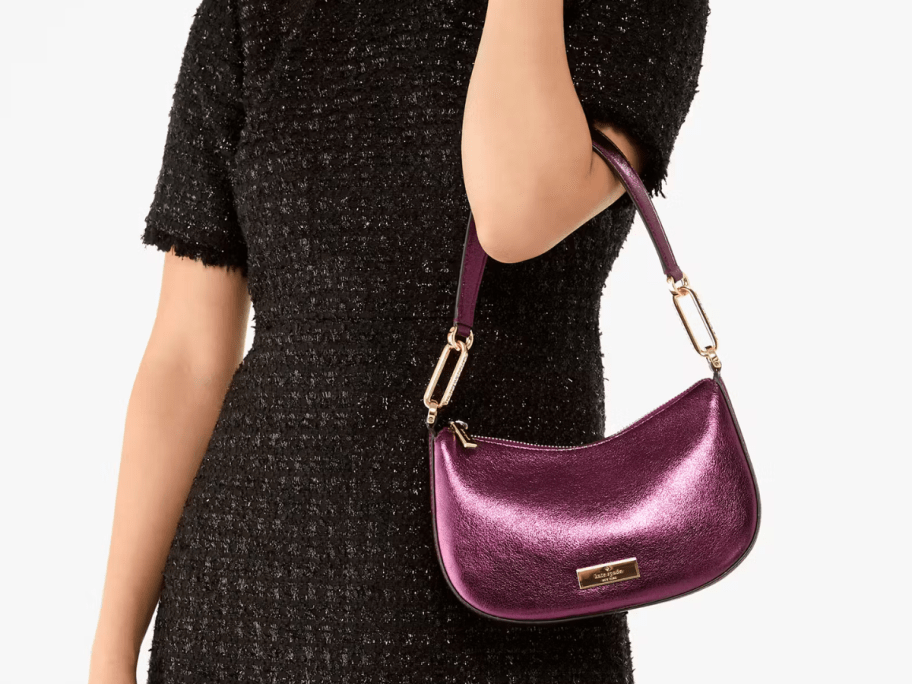 Nina Metallic Shoulder Bag