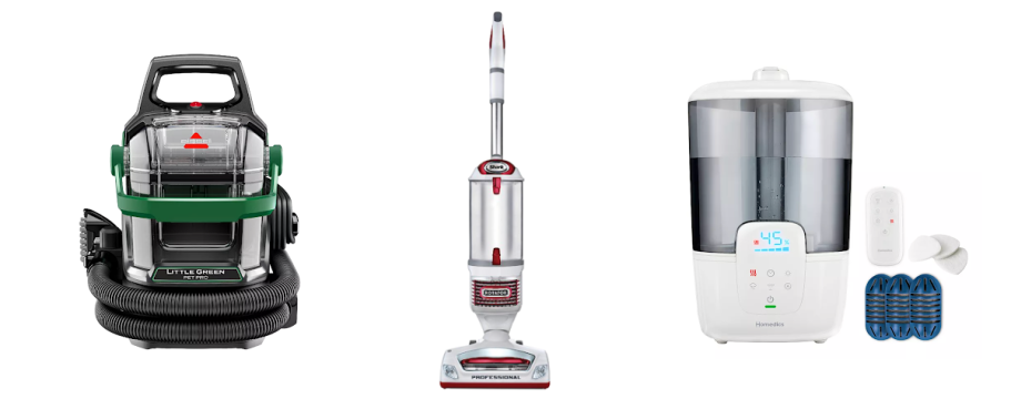 Kohl's Black Friday Gift Deals including Shark vacuums, Bissell carpet cleaners, and humidifiers