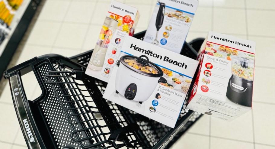 Hamilton Beach Appliances from $13.99 on Kohls.com (Reg. $33) – Today Only