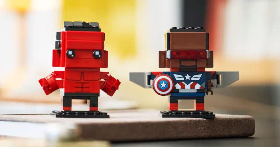 Captain America & Red Hulk Lego Figures
