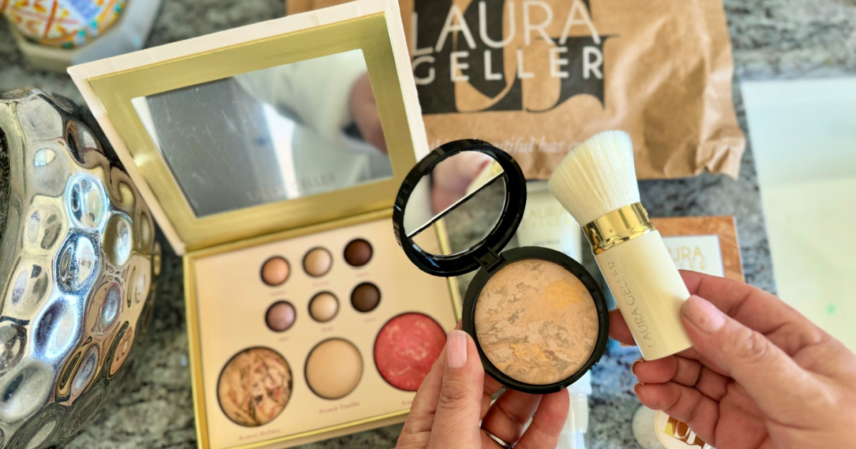 Laura Geller 3-Piece Starter Kit Only $55 Shipped ($168 Value) – Face & Eye Palette, Foundation AND Brush